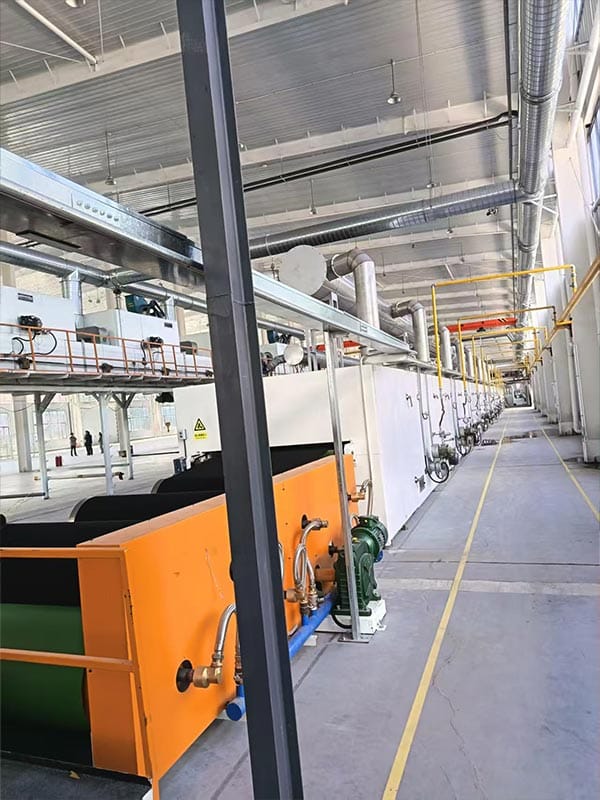 PU leather dry production line