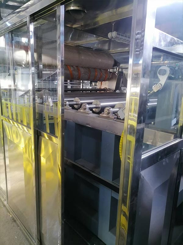 PU wet-process production line